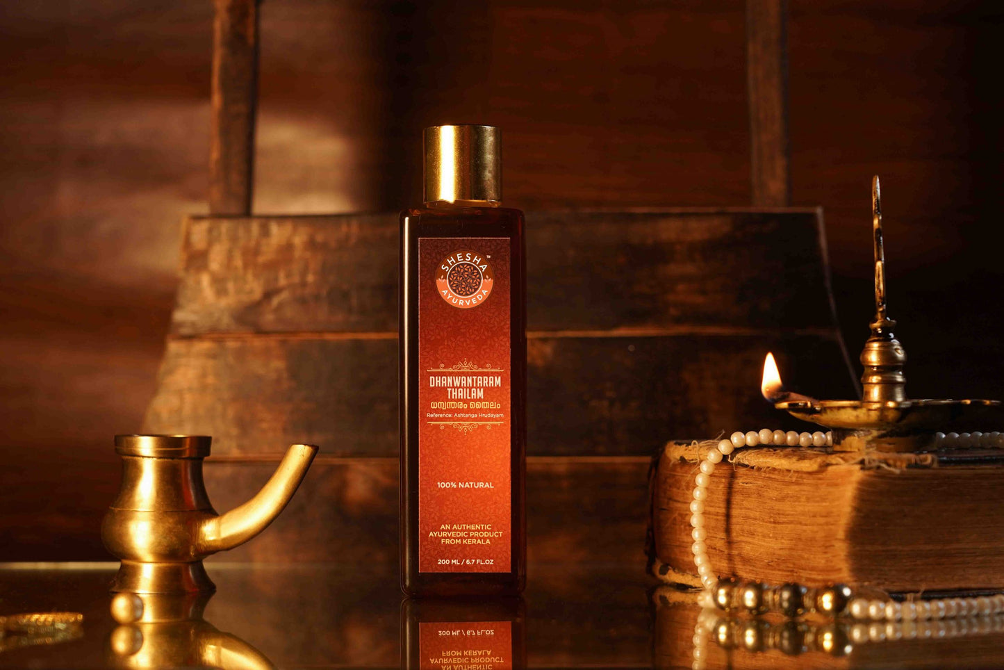 Dhanwantaram Thailam Pre/Post-Natal Massage Oil, Relieve Muscle Cramps, Numbness, Pain & Swelling