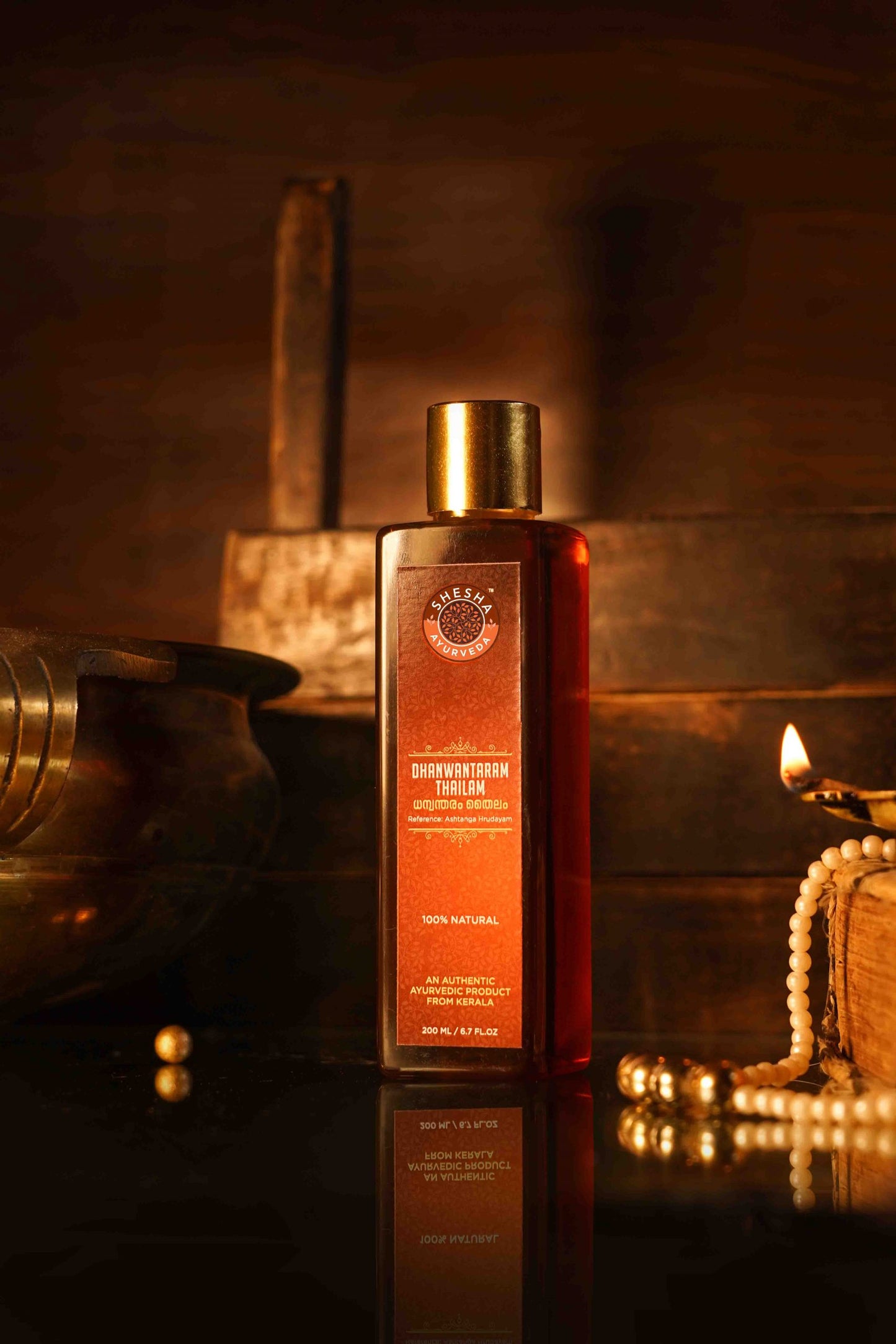 Dhanwantaram Thailam Pre/Post-Natal Massage Oil, Relieve Muscle Cramps, Numbness, Pain & Swelling