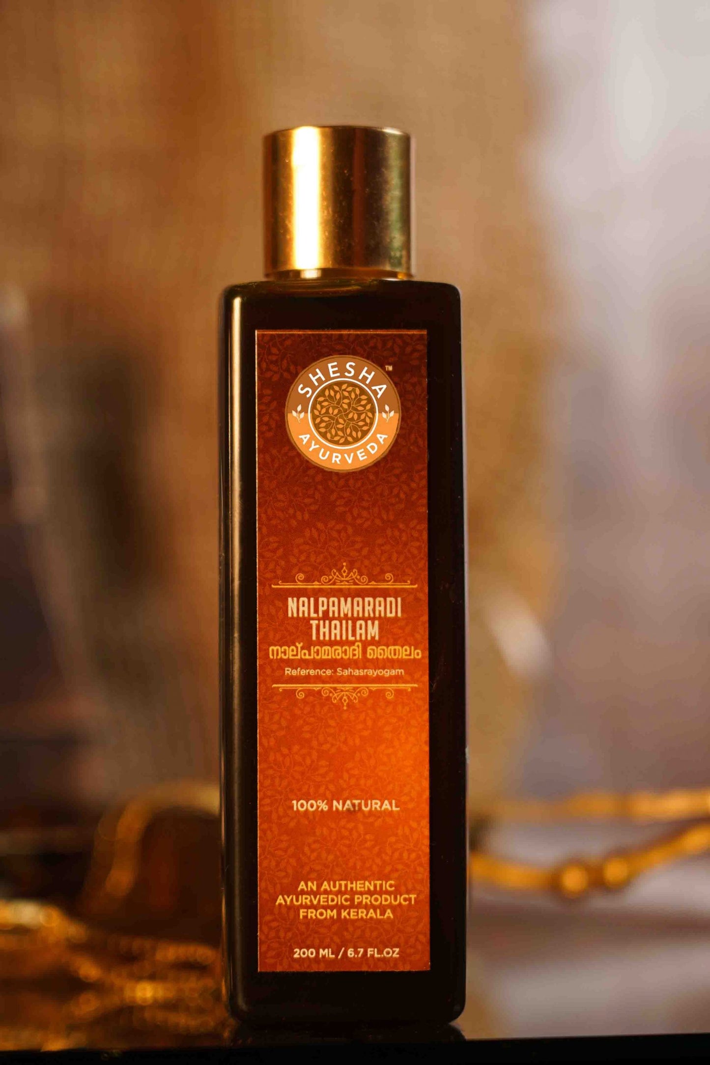 Nalpamaradi Thailam | Skin Brightening & Tan Removal Face & Body Oil, Boosts Radiance, Improves Skin & Deep Hydration