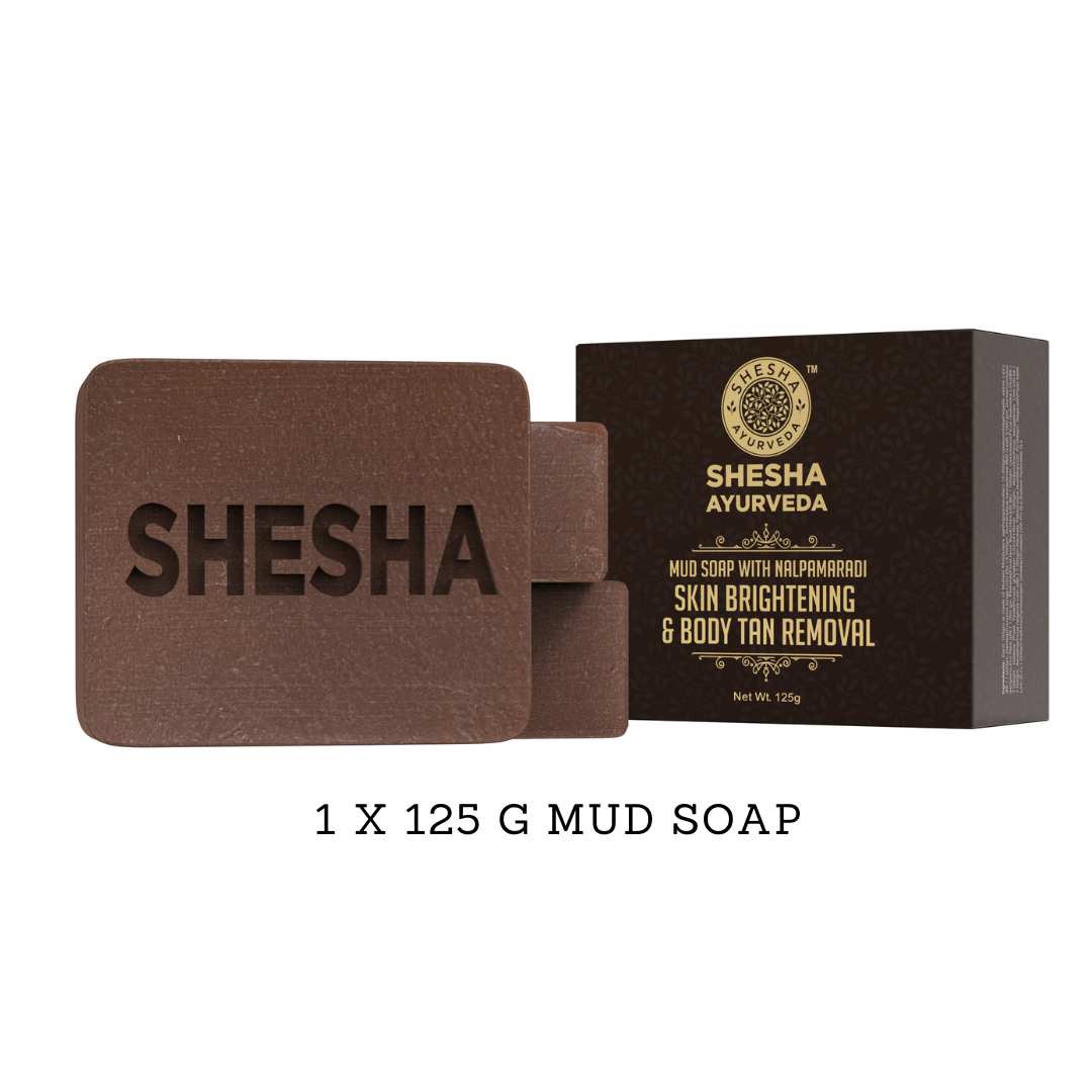 Soap & Hair Color combo (2 items) -Tan Removal Mud Soap 125G + Nilini Natural Black Hair Color 40G