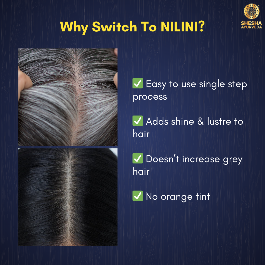 Nilini Ayurvedic Hair Color – Natural Black 40G