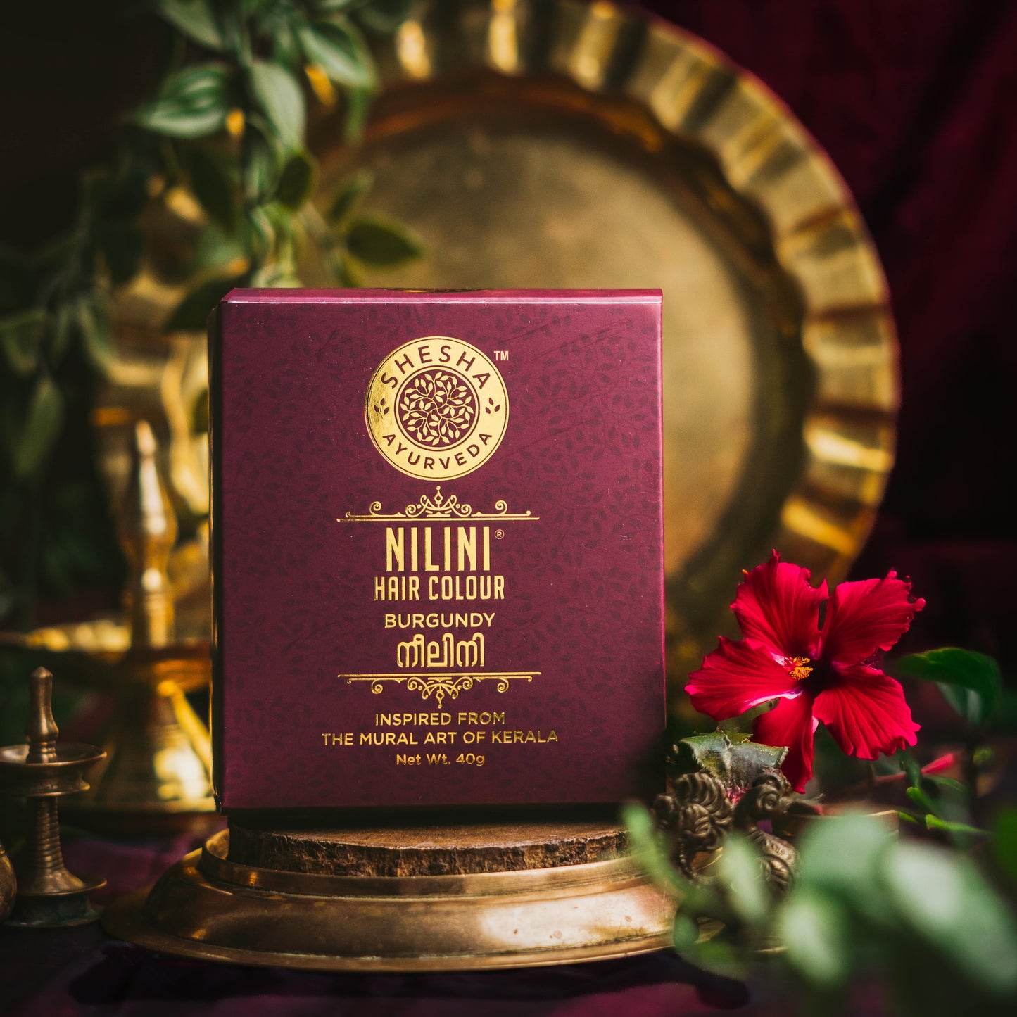 Nilini Ayurvedic Hair Color – Burgundy 40G