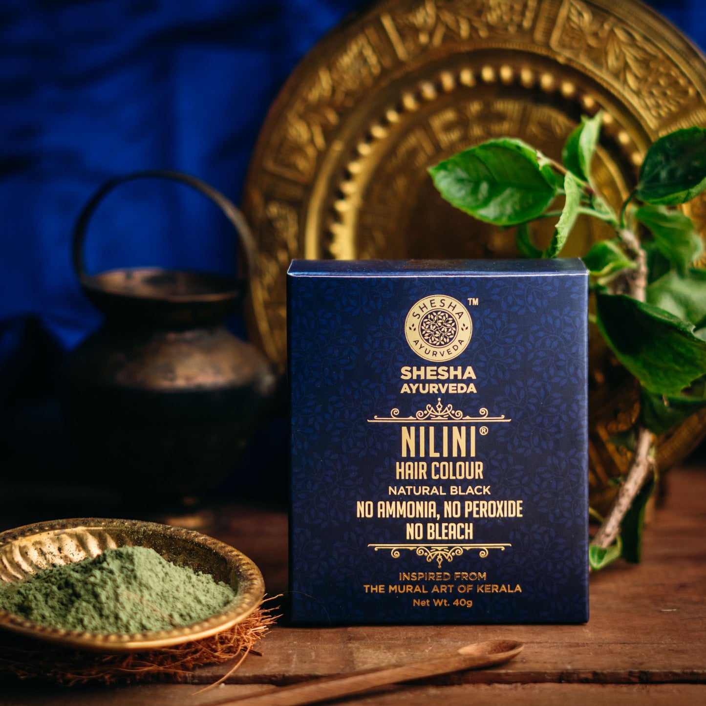 Soap & Hair Color combo (2 items) -Tan Removal Mud Soap 125G + Nilini Natural Black Hair Color 40G