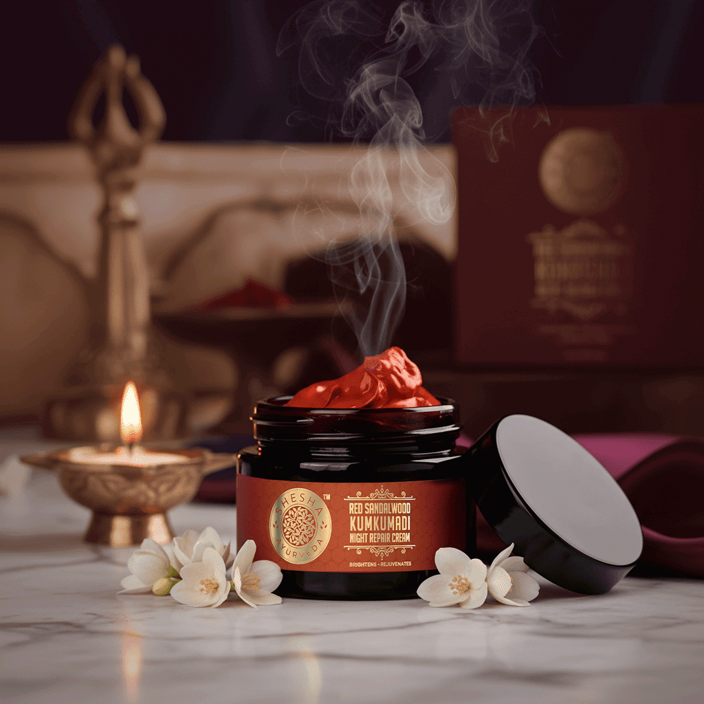 Red Sandalwood Skin Brightening & Night Repair Cream 50G