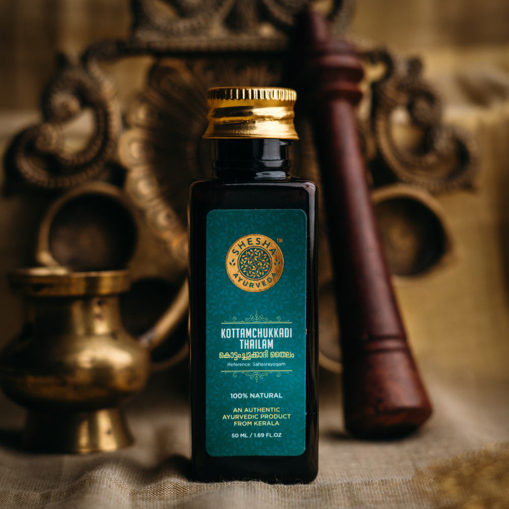 Kottamchukkadi Pain Relief Thailam for Joint or Muscle Pain, Inflammation, Swelling, Stiffness, Back Pain
