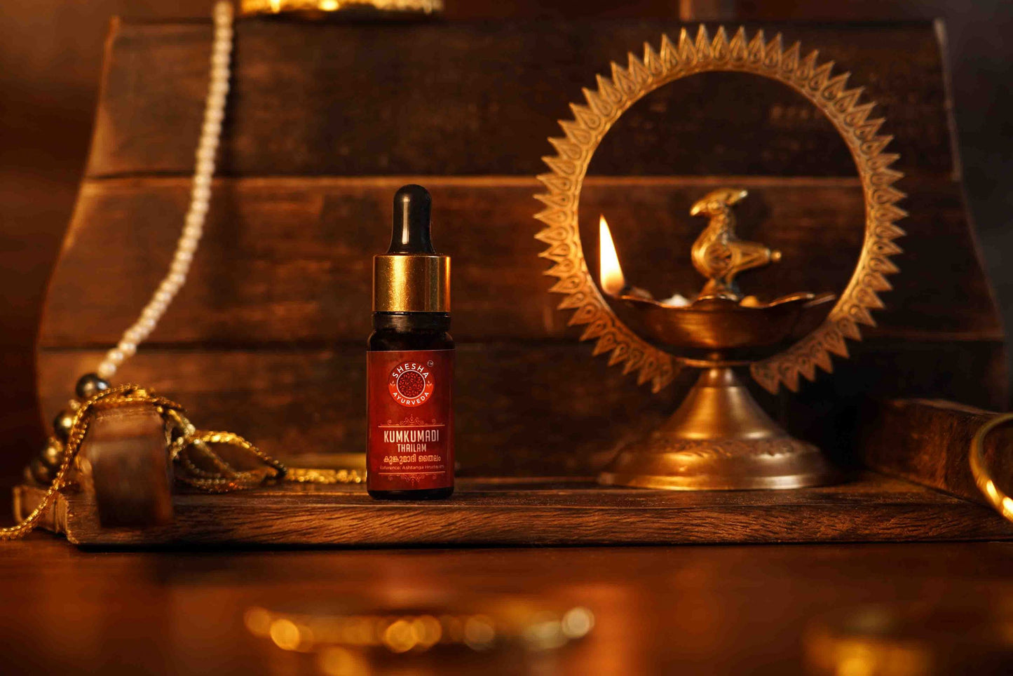 Kumkumadi Thailam Skin Brightening, Tan Removal & Anti-Ageing Night Face Oil