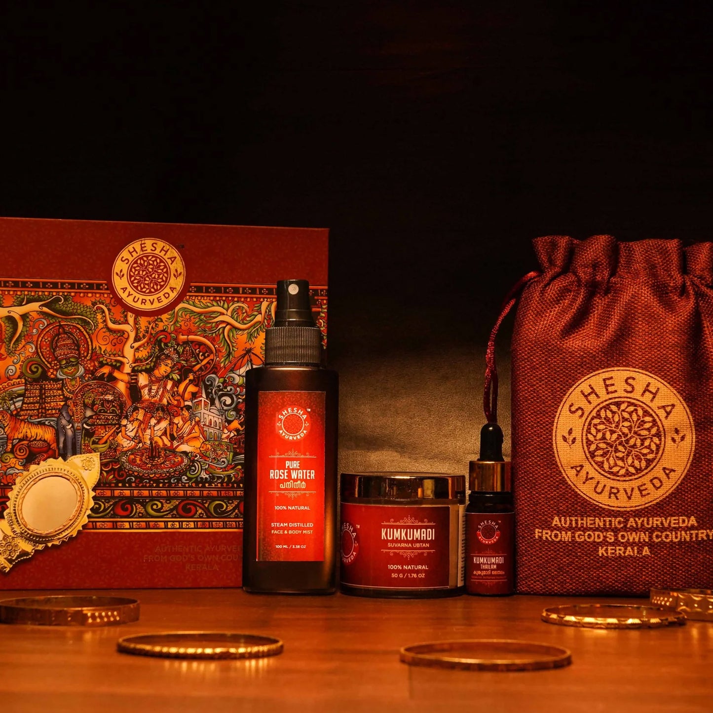 Kumkumadi Skin Brightening Rituals Gift Set