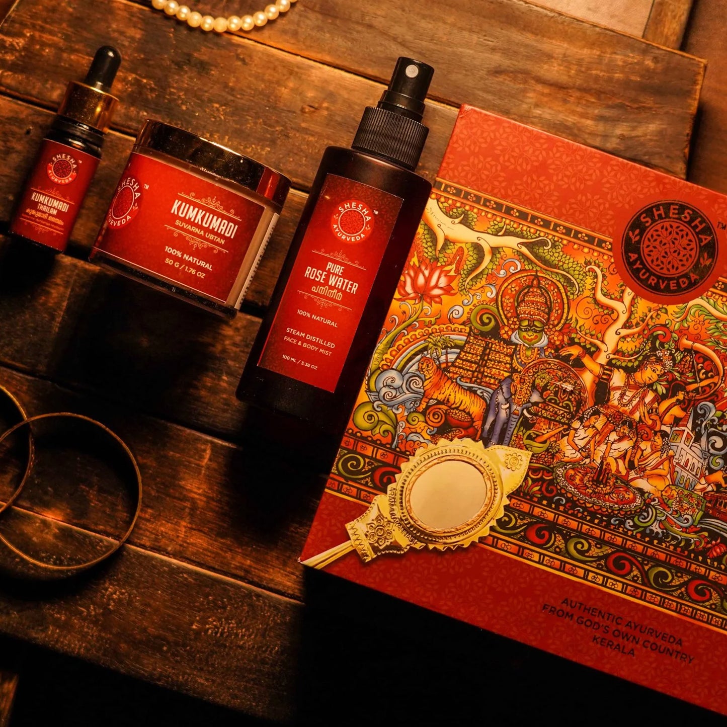 Kumkumadi Skin Brightening Rituals Gift Set