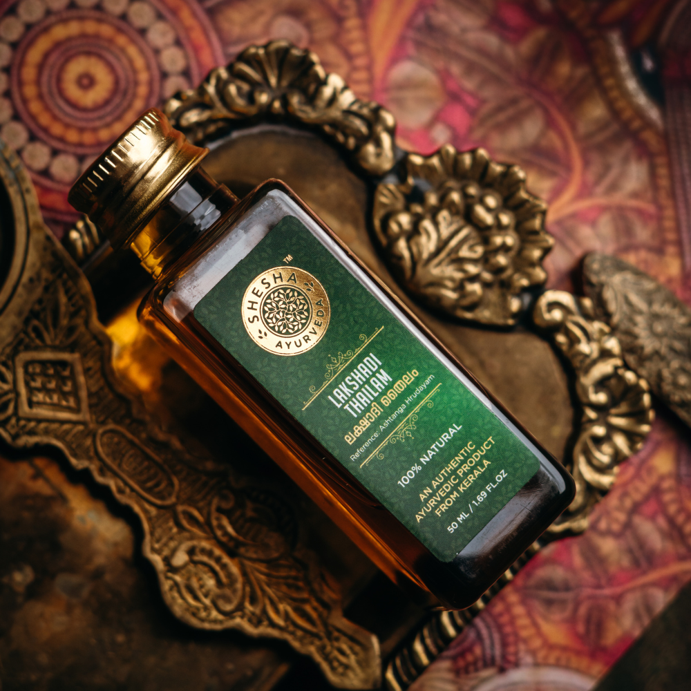 Lakshadi Ayurvedic Baby Massage Oil | Nourishes Skin and Strengthens Bones & Muscles