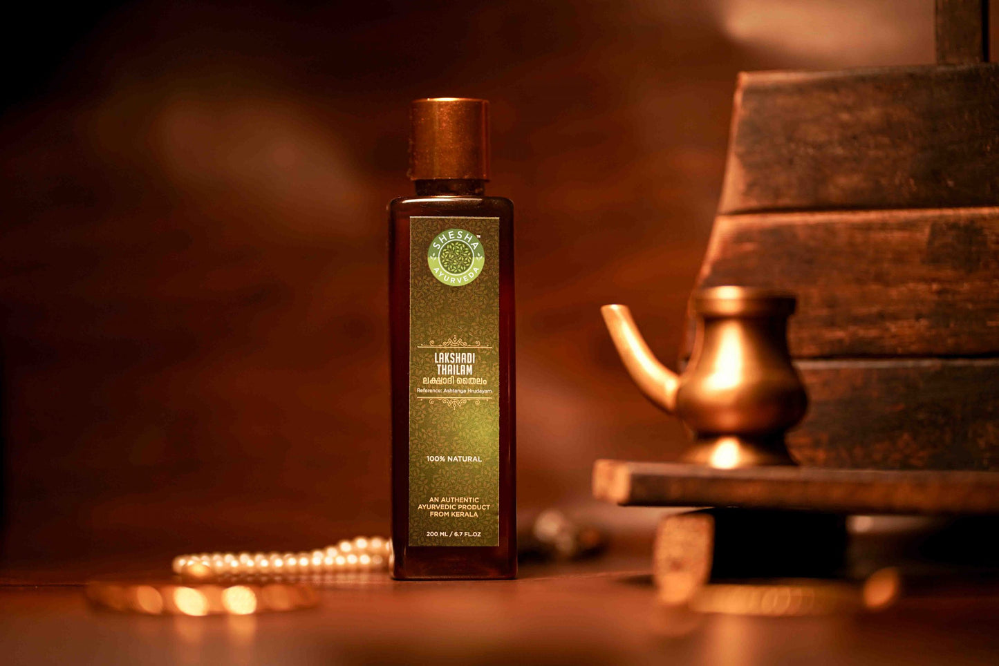 Lakshadi Ayurvedic Baby Massage Oil | Nourishes Skin and Strengthens Bones & Muscles