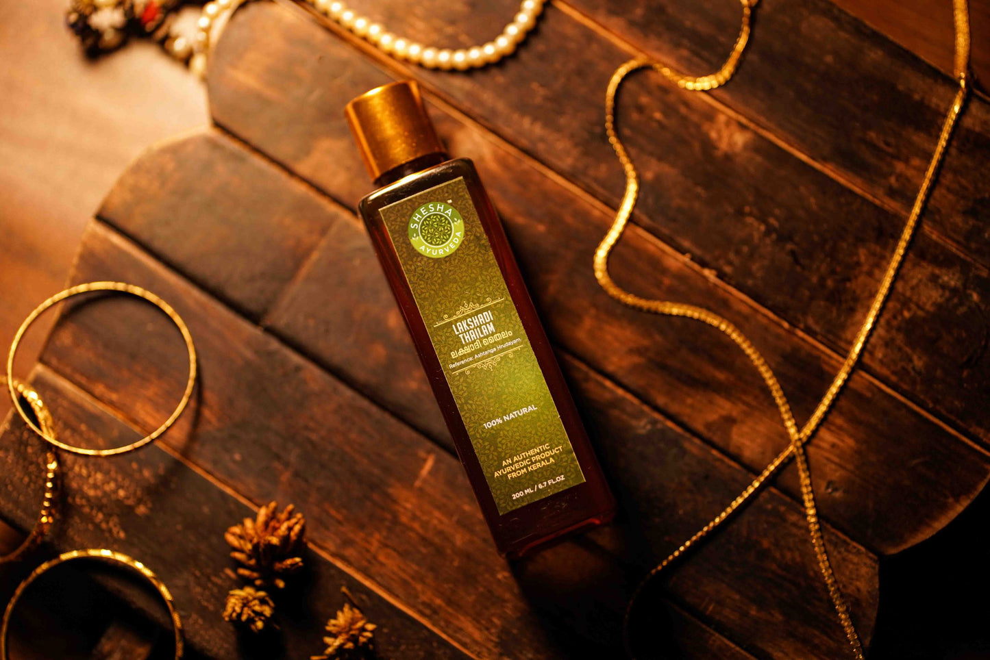 Lakshadi Ayurvedic Baby Massage Oil | Nourishes Skin and Strengthens Bones & Muscles