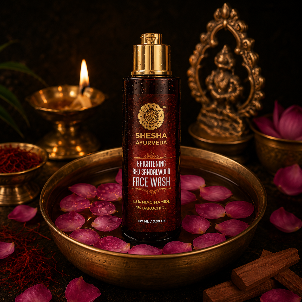 Freshen Up Duo | Red Sandalwood Face Wash + Kasturi Turmeric & Vetiver Shower Gel
