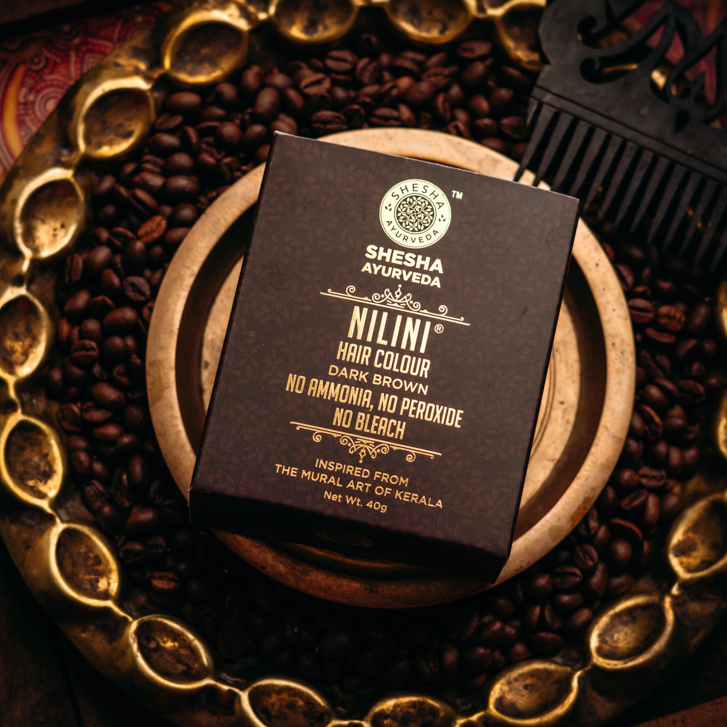 Nilini Ayurvedic Hair Color – Dark Brown 40G