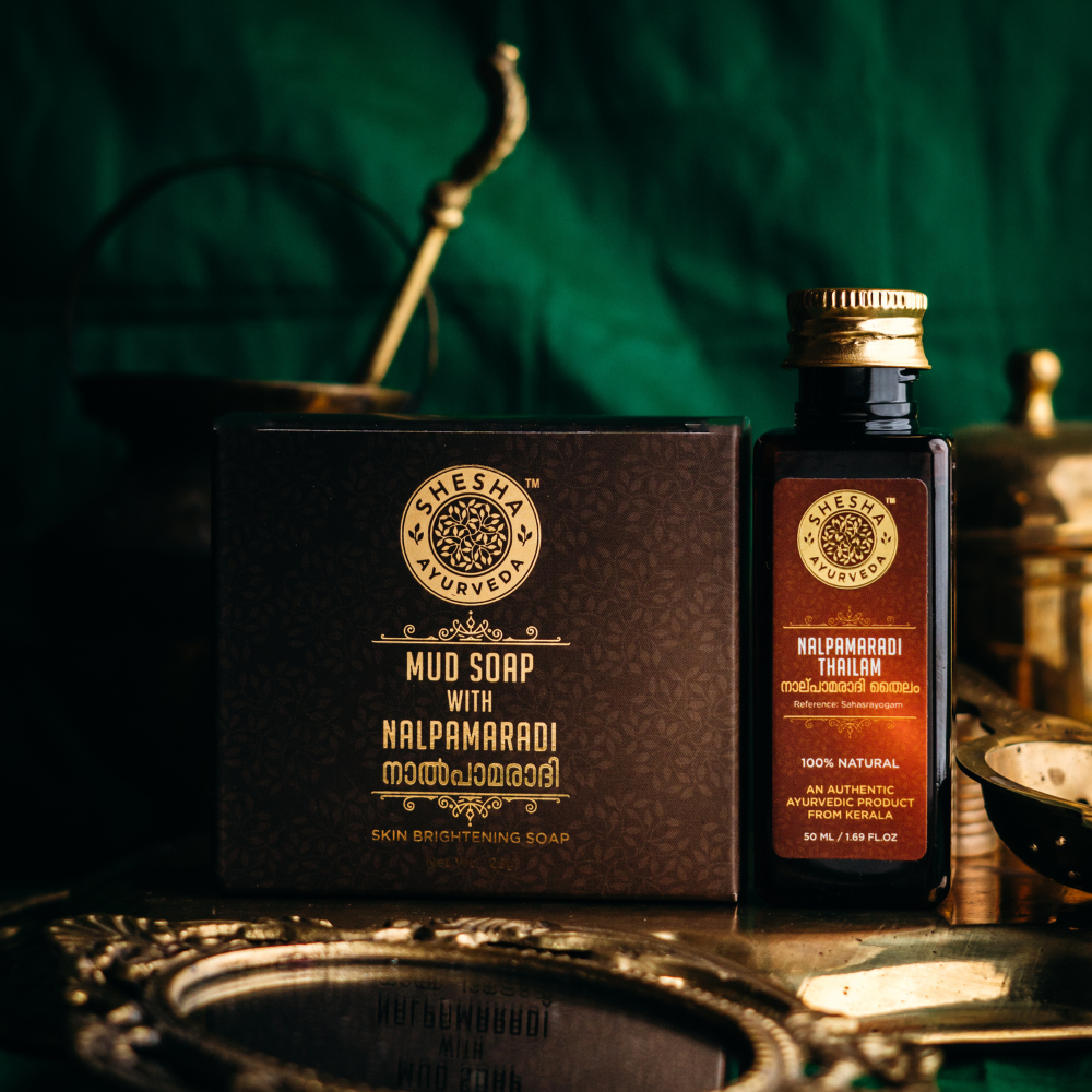 Quickest Tan Removal Combo (2 items) Nalpamaradi Thailam 50ML + Soap