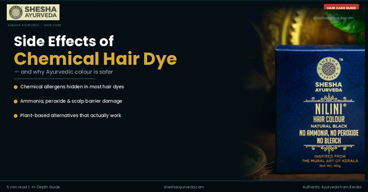 Side Effects of Bleach Based Hair Dye - And Why Ayurvedic Hair Colour Is Safer