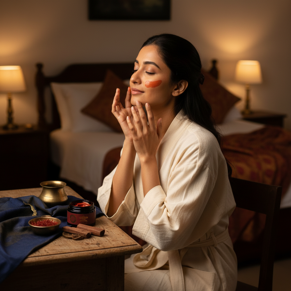 How to achieve natural glow with skin brightening Red Sandalwood cream