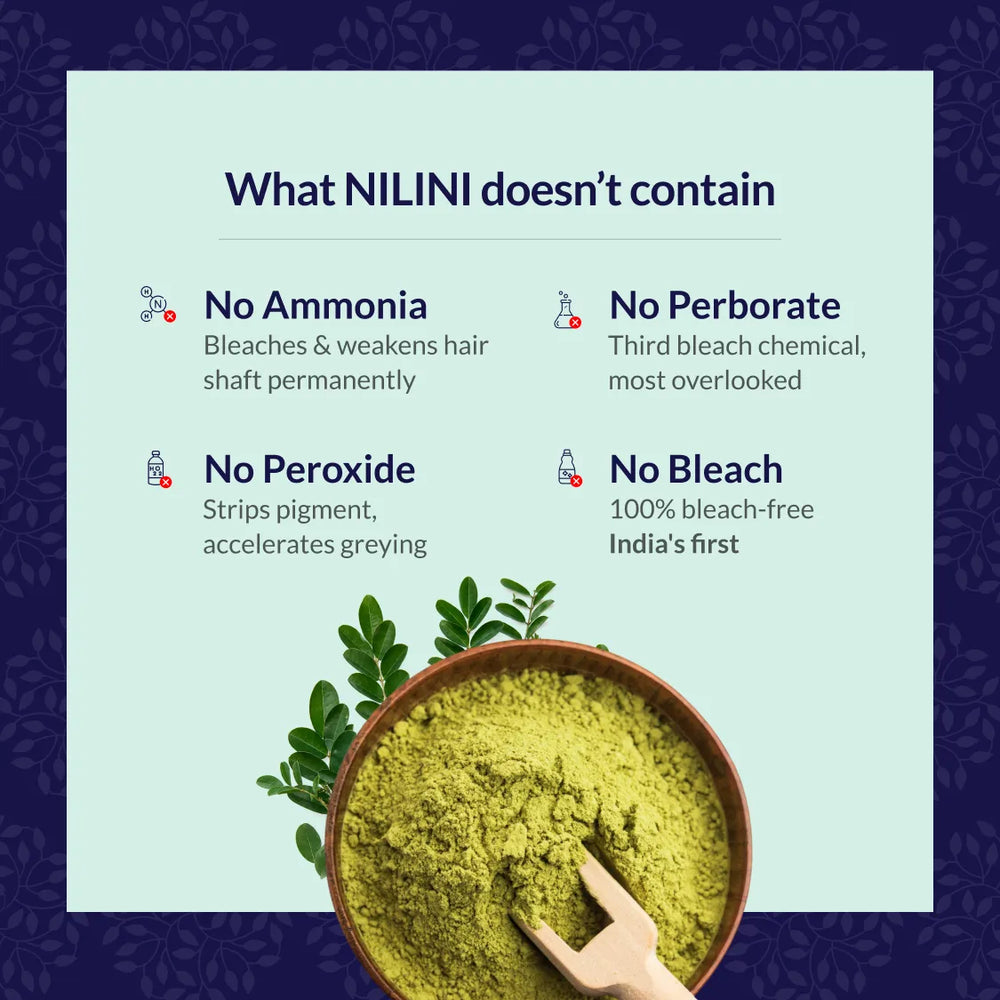 Nilini Ayurvedic Hair Color – Natural Black 40G