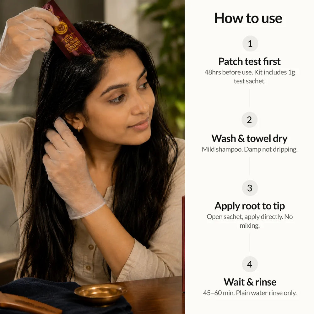 Nilini Ayurvedic Hair Color – Burgundy 40G