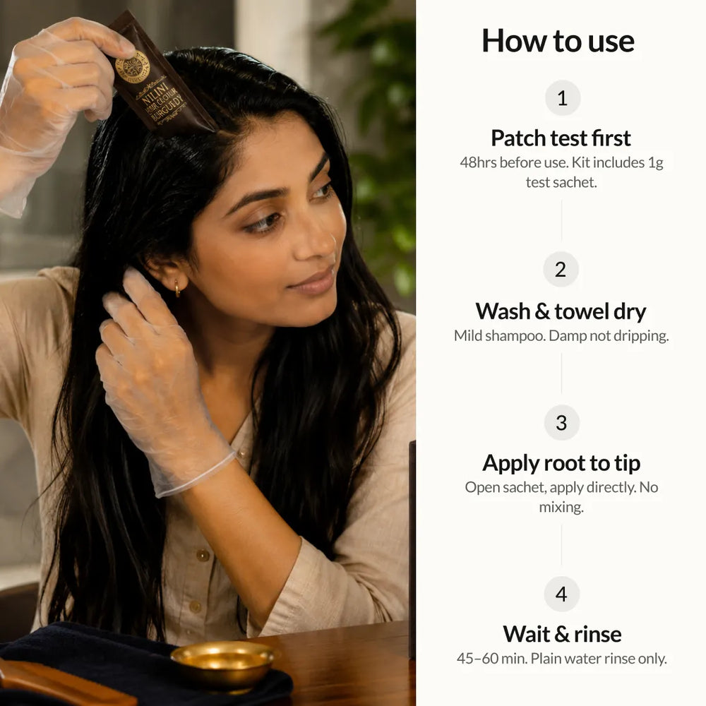 Nilini Ayurvedic Hair Color – Dark Brown 40G