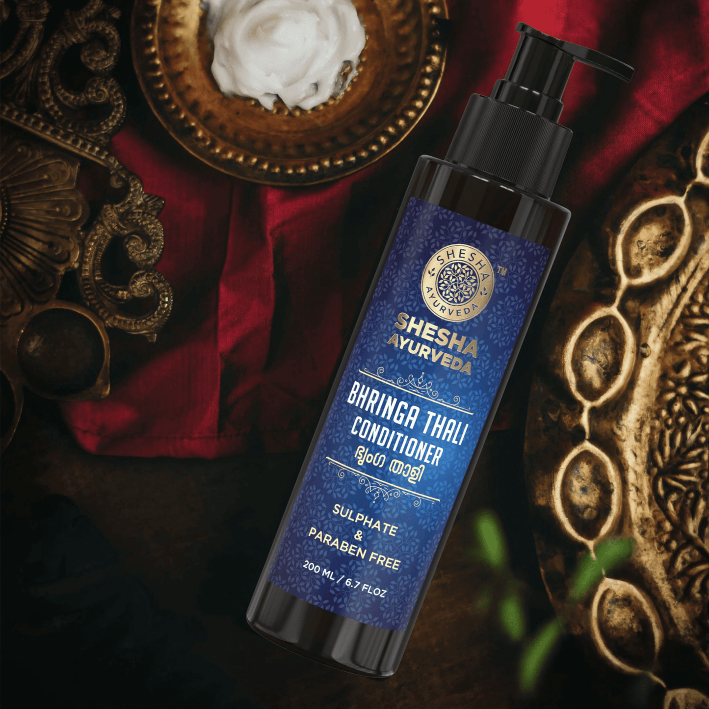 Bhringa Thali Hair Conditioner (Sulphate and Paraben Free) 200 ML