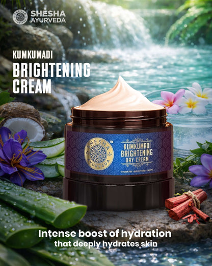 Glow & Grow Duo - Kumkumadi Skin Brightening Cream 50G + Neelibringadi Hair Oil 100ML