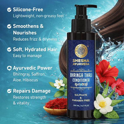 Bhringa Thali Hair Conditioner (Sulphate and Paraben Free) 200 ML