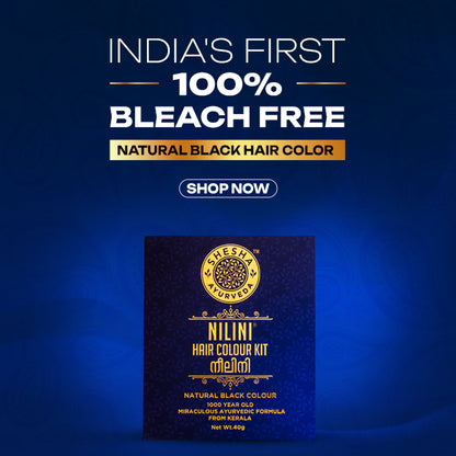 All-in-One Hair Care Duo - Nilini Natural Black Hair Color + Neeli Bringadi Hair Growth Oil