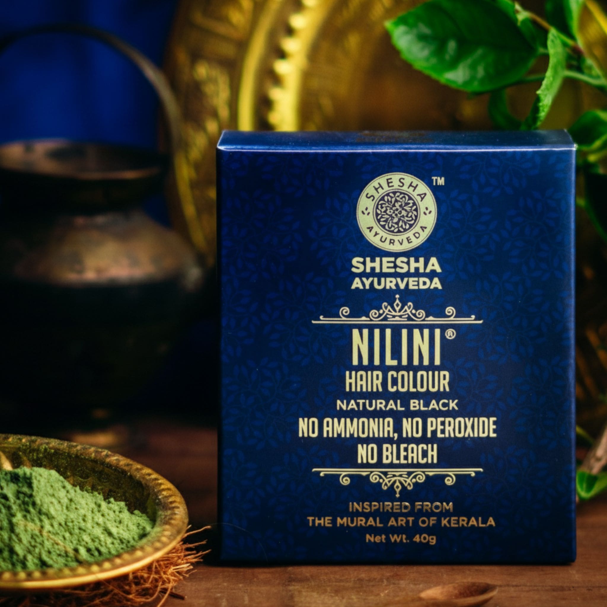 Nilini Ayurvedic Hair Color – Natural Black 40G