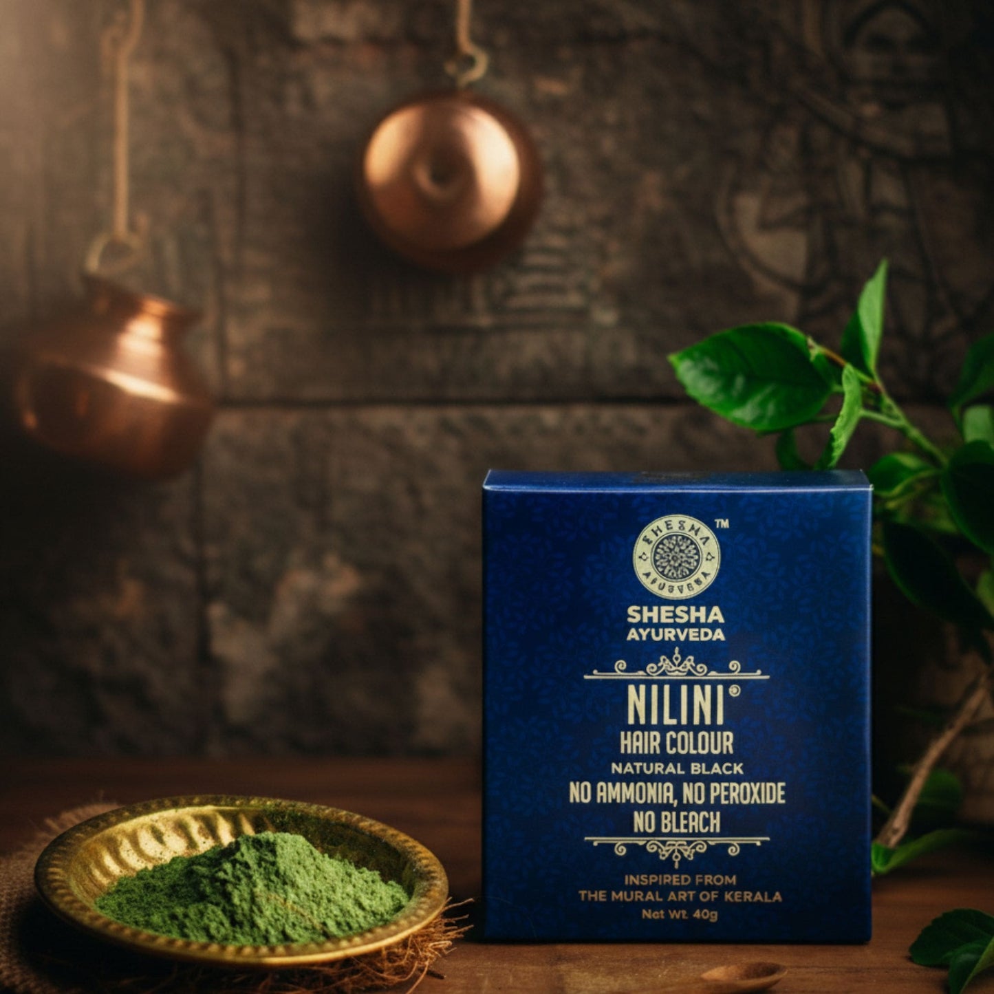 Nilini Ayurvedic Hair Color – Natural Black 40G