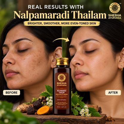 Nalpamaradi Thailam - Skin Brightening & Tan Removal Oil for Face & Body | Natural Radiance Booster