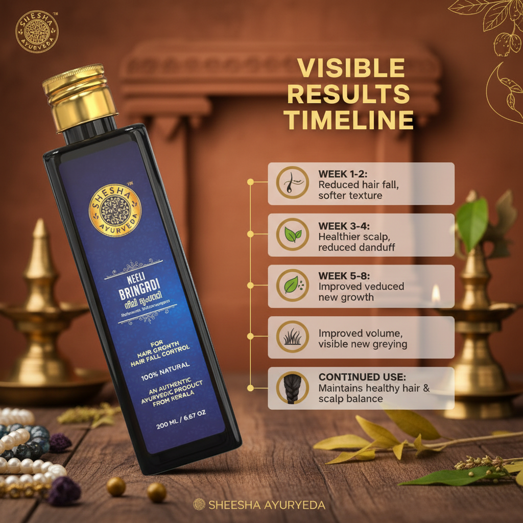 All-in-One Hair Care Duo - Nilini Natural Black Hair Color + Neeli Bringadi Hair Growth Oil