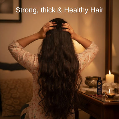 All-in-One Hair Care Duo - Nilini Natural Black Hair Color + Neeli Bringadi Hair Growth Oil