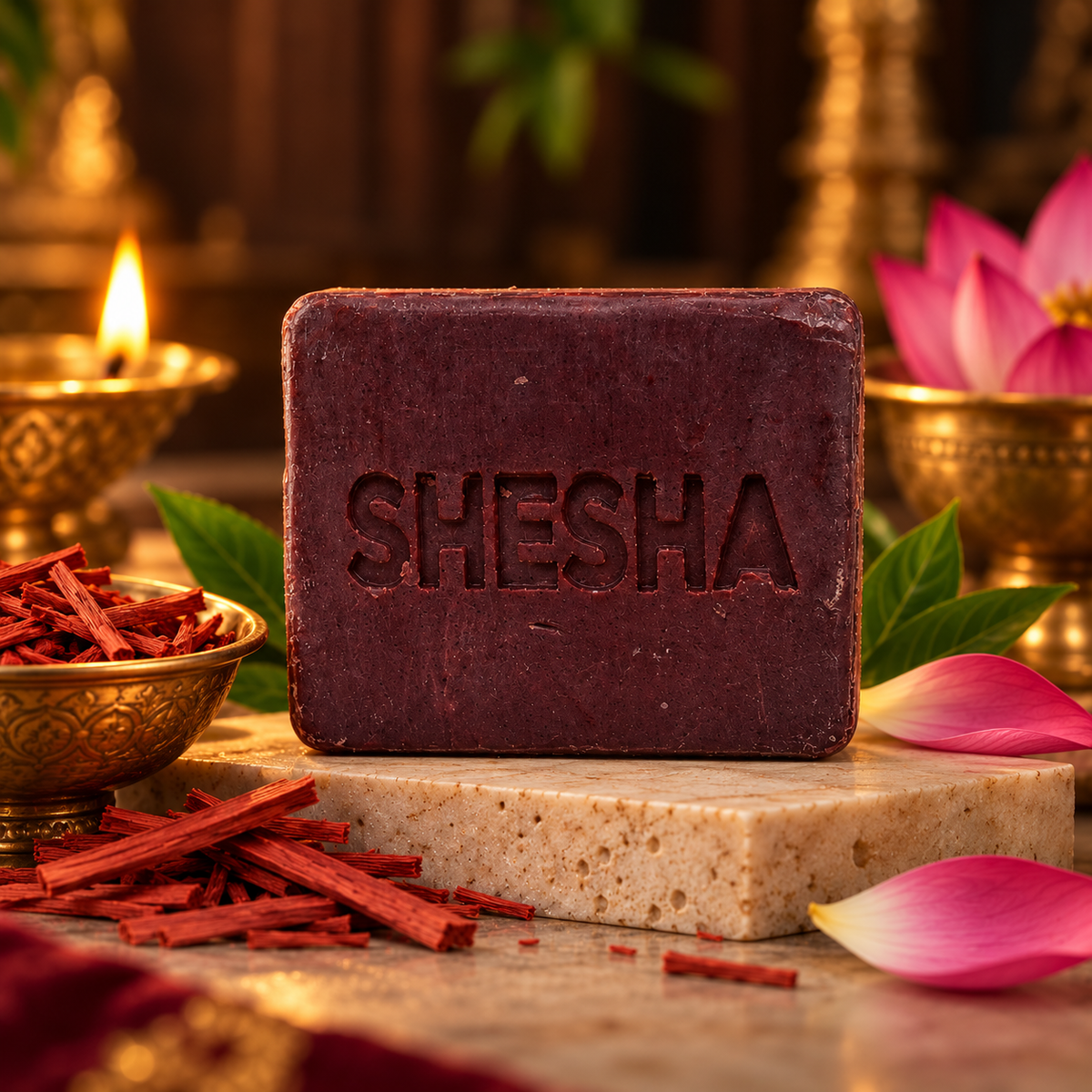 Red Sandalwood Skin Brightening & Tan Removal Exfoliating Soap 125G for oily skin