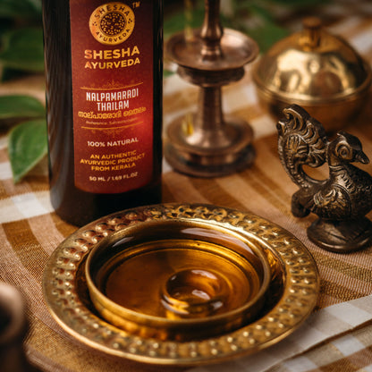 Nalpamaradi Thailam - Skin Brightening & Tan Removal Oil for Face & Body | Natural Radiance Booster