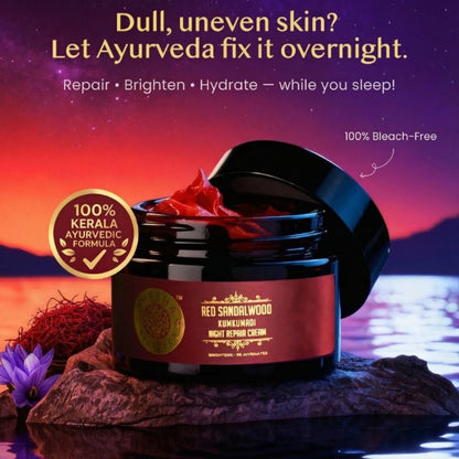 Red Sandalwood Skin Brightening & Night Repair Cream 50G
