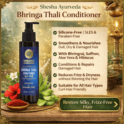 Bhringa Thali Hair Conditioner (Sulphate and Paraben Free) 200 ML