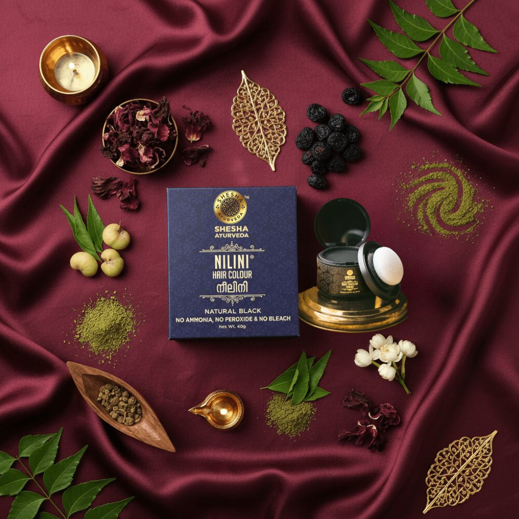 Nilini Natural Black Hair Color & Root Fix Combo Pack