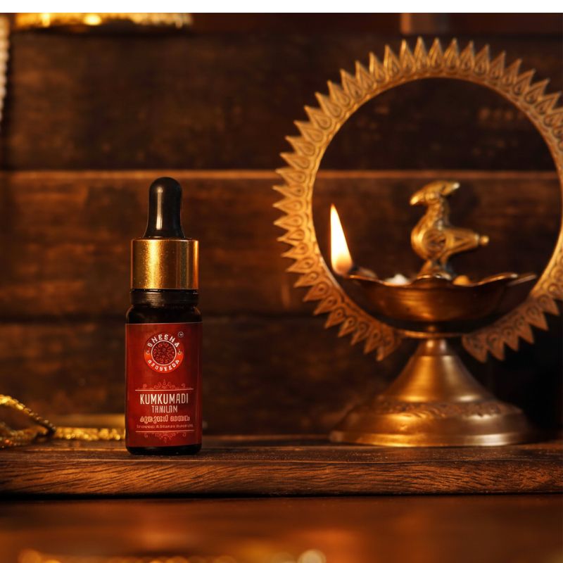 Kumkumadi Thailam Skin Brightening, Tan Removal & Anti-Ageing Night Face Oil