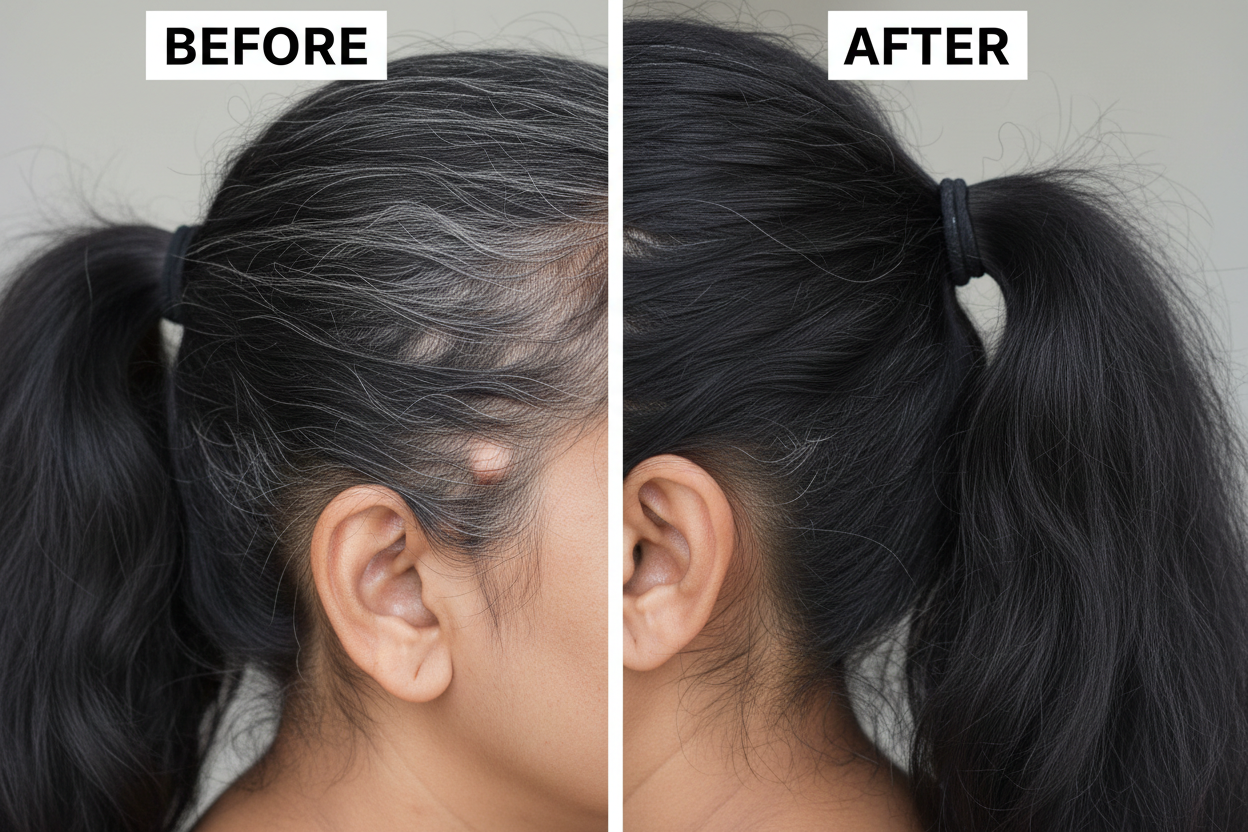 Nilini Natural Black Hair Color & Root Fix Combo Pack