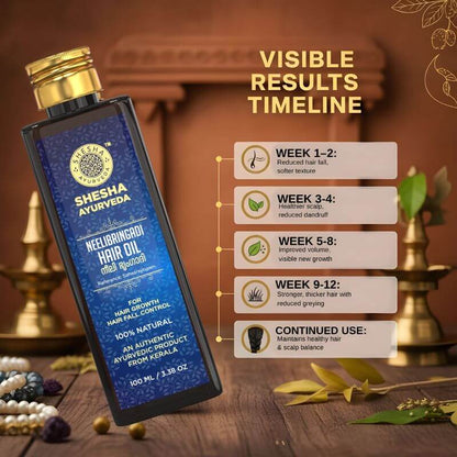 All-in-One Hair Care Duo - Nilini Natural Black Hair Color + Neeli Bringadi Hair Growth Oil