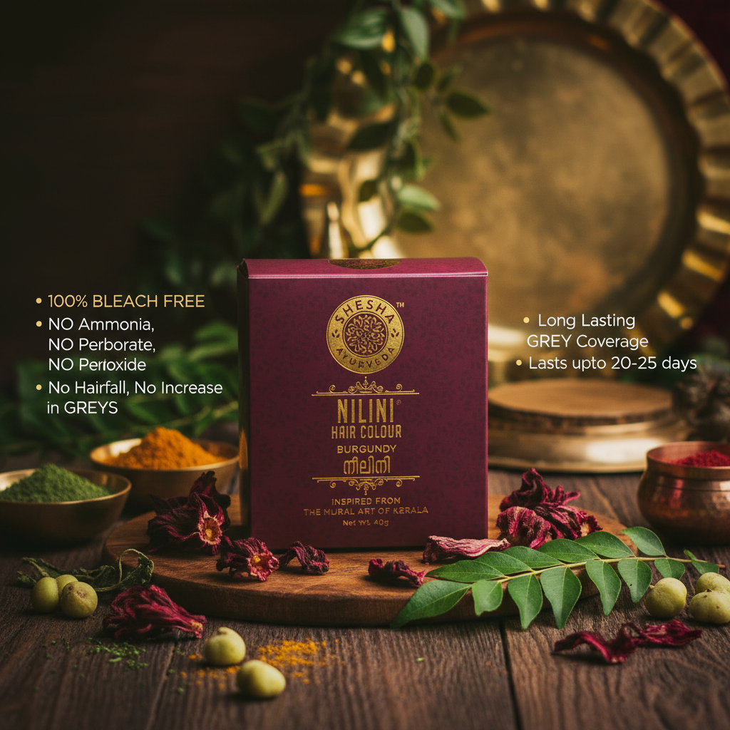 Nilini Ayurvedic Hair Color – Burgundy 40G