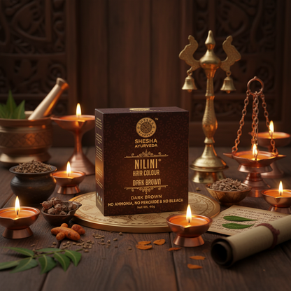 Nilini Ayurvedic Hair Color – Dark Brown 40G