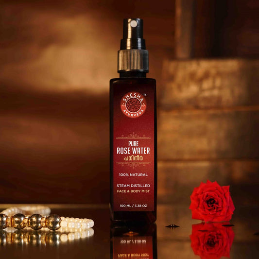 Pure Rose Water | 100% Natural, Steam Distilled Edible | Hydrates & Tones Skin, Minimize Enlarged Pores