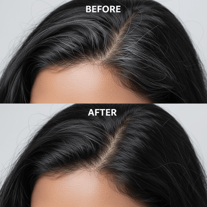 Root Touch Up Hair Powder – Natural Black | Instantly Covers Greys & Bald Spots | Matte Finish | Long-Lasting | 4 g