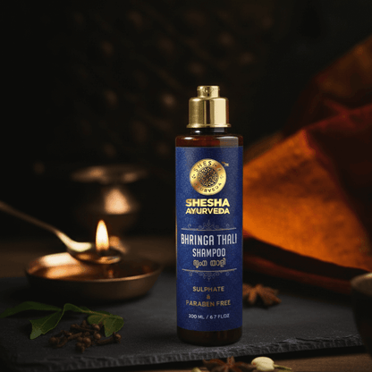Bhringa Thali Ayurvedic Shampoo (Sulphate & Paraben Free) 200 ML for Oily Scalp