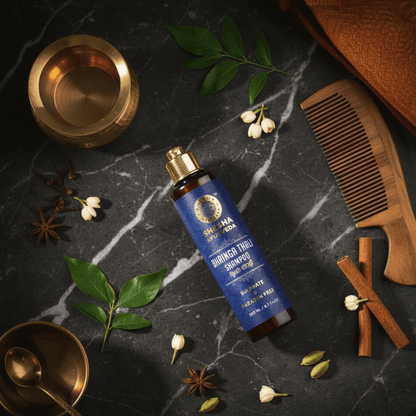 Bhringa Thali Ayurvedic Shampoo (Sulphate & Paraben Free) 200 ML for Oily Scalp