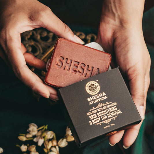 Mud with Nalpamaradi Skin Brightening Soap 125G for oily skin