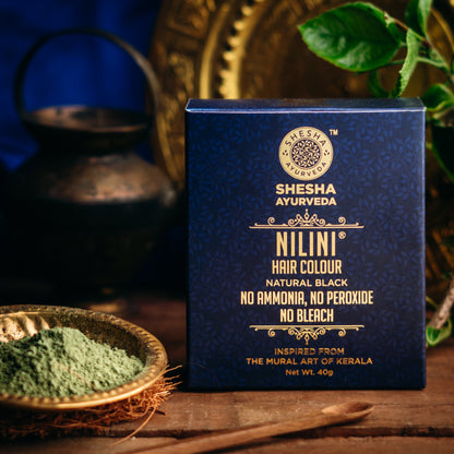 Nilini Ayurvedic Hair Color Kit – Natural Black