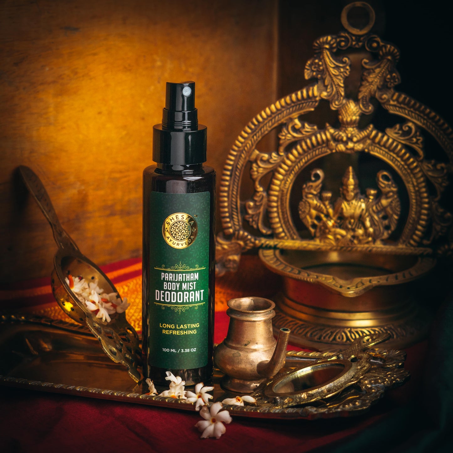 Parijatham Deodorant Body Mist | Long-Lasting Fragrance,  Refreshing, All-Day Freshness, Delicate Floral Scent