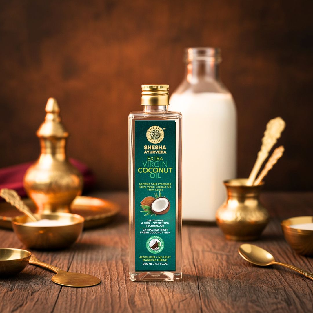 Extra Virgin Coconut Oil - 100% Pure Cold  Processed from Kerala | Hair, Skin & Baby Care